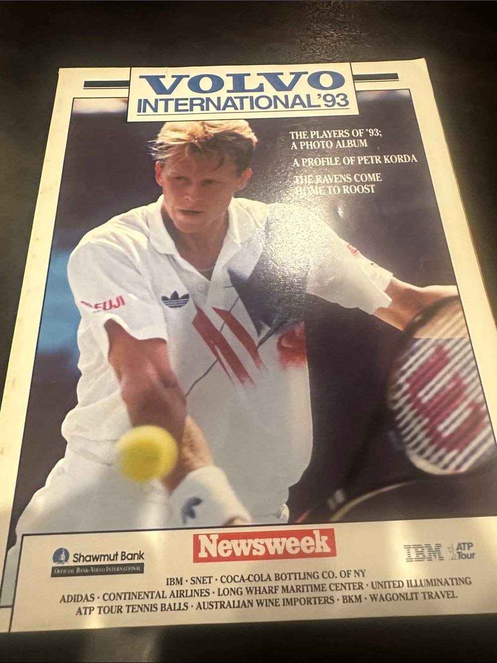 International '93 Tennis Magazine Cover - AUTOGRAPHS INSIDE